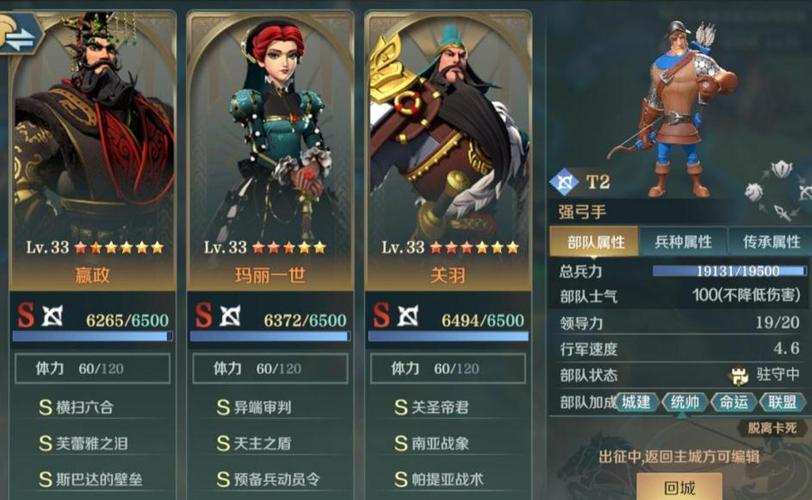 文明与征服攻略-文明与征服攻略武将搭配