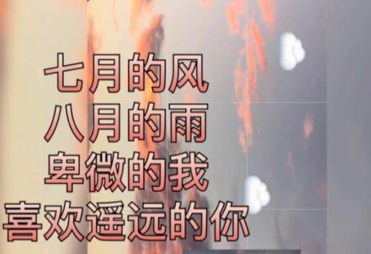 七月的风八月的雨是什么歌-七月的风八月的雨是什么歌曲名字
