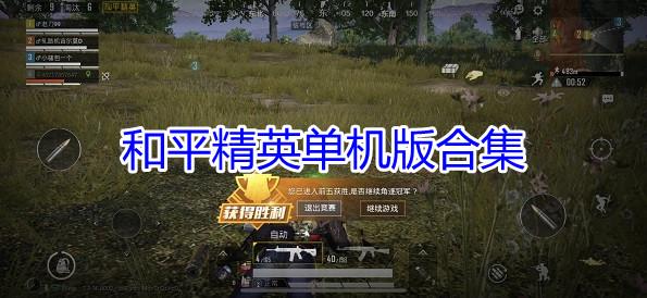 和平精英单机小游戏版-和平精英单机小游戏版本大全
